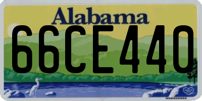 AL license plate 66CE440