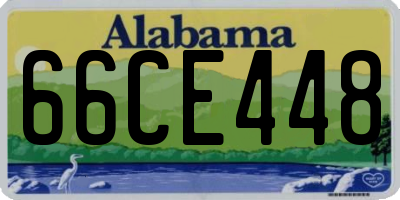 AL license plate 66CE448