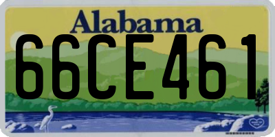 AL license plate 66CE461