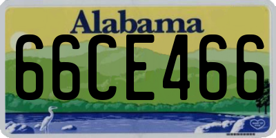 AL license plate 66CE466