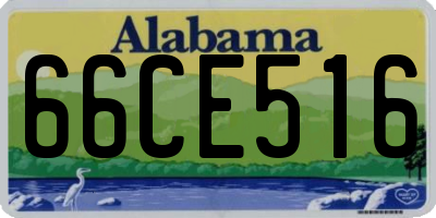 AL license plate 66CE516
