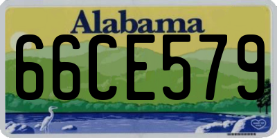 AL license plate 66CE579
