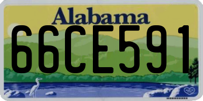 AL license plate 66CE591