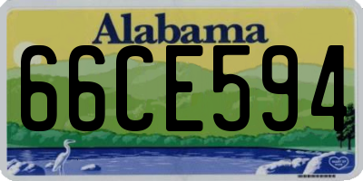 AL license plate 66CE594