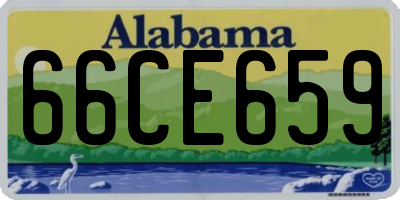 AL license plate 66CE659