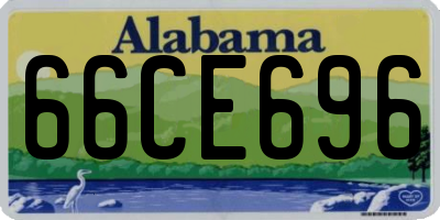 AL license plate 66CE696