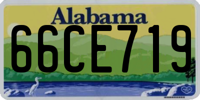 AL license plate 66CE719