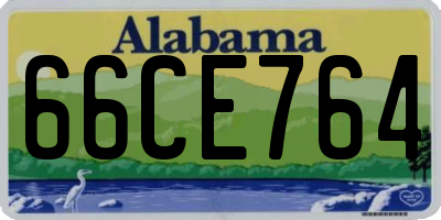 AL license plate 66CE764
