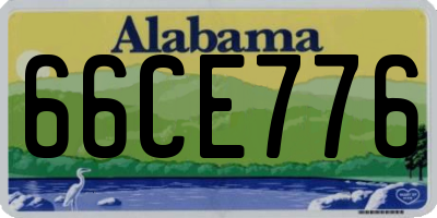 AL license plate 66CE776