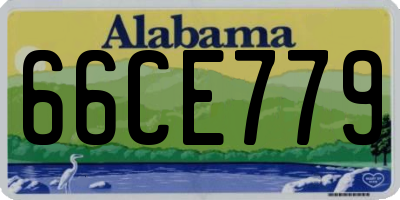 AL license plate 66CE779