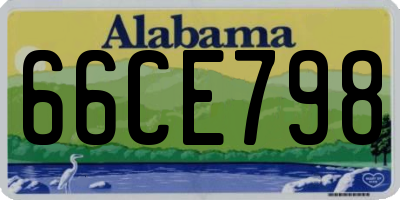 AL license plate 66CE798