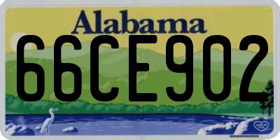AL license plate 66CE902