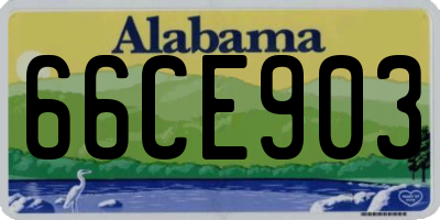 AL license plate 66CE903