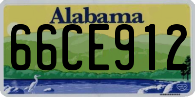 AL license plate 66CE912