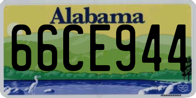 AL license plate 66CE944