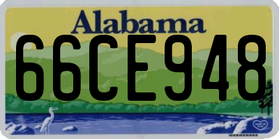 AL license plate 66CE948