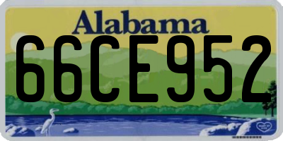 AL license plate 66CE952