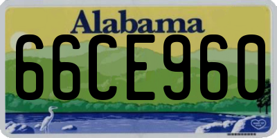 AL license plate 66CE960