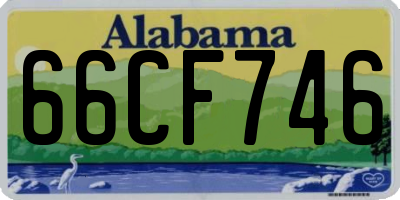 AL license plate 66CF746