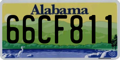 AL license plate 66CF811