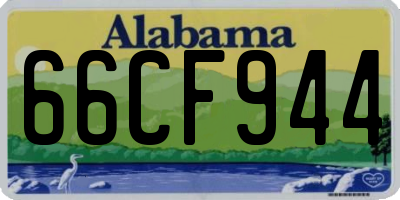 AL license plate 66CF944