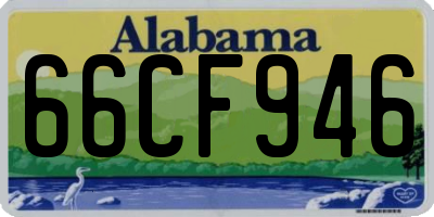 AL license plate 66CF946