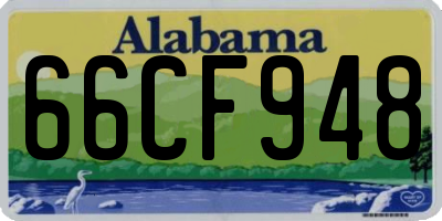 AL license plate 66CF948