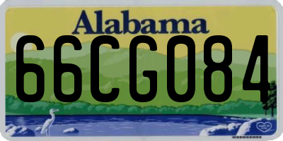 AL license plate 66CG084