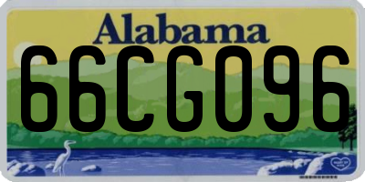 AL license plate 66CG096
