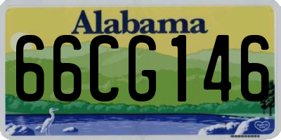AL license plate 66CG146