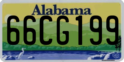 AL license plate 66CG199