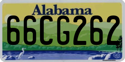 AL license plate 66CG262