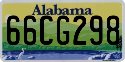AL license plate 66CG298