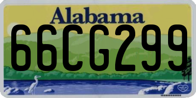 AL license plate 66CG299