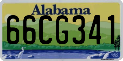 AL license plate 66CG341