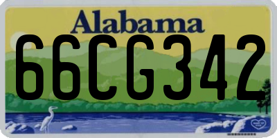 AL license plate 66CG342