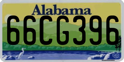AL license plate 66CG396