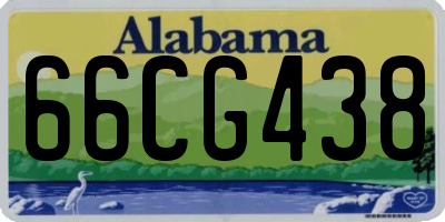 AL license plate 66CG438