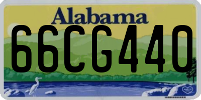 AL license plate 66CG440