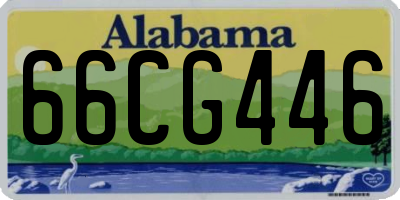 AL license plate 66CG446