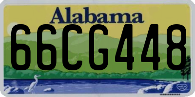 AL license plate 66CG448