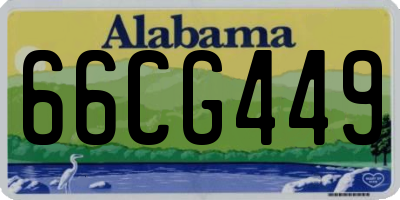 AL license plate 66CG449
