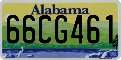 AL license plate 66CG461