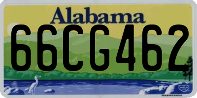 AL license plate 66CG462