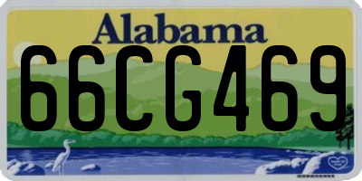AL license plate 66CG469