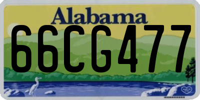 AL license plate 66CG477