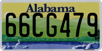 AL license plate 66CG479