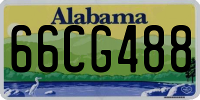 AL license plate 66CG488