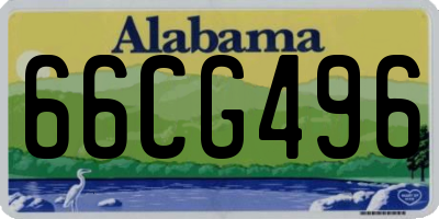 AL license plate 66CG496