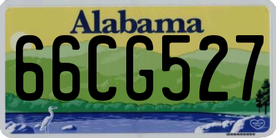 AL license plate 66CG527